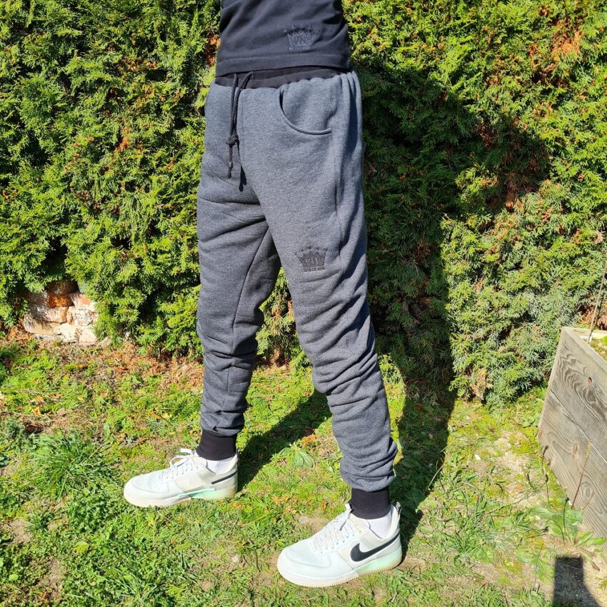 Jeans antracit tepláky VIPSK 2022