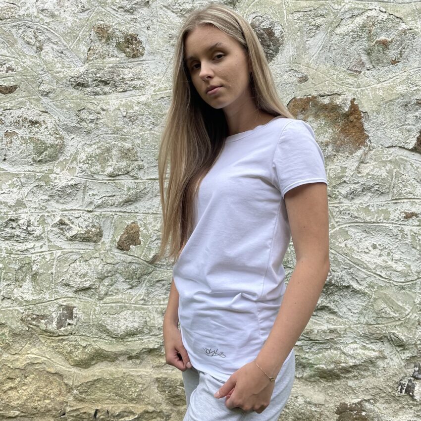 Dámske biele tričko VIPSK
