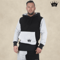 Čierno - šedá mikina VIPSK