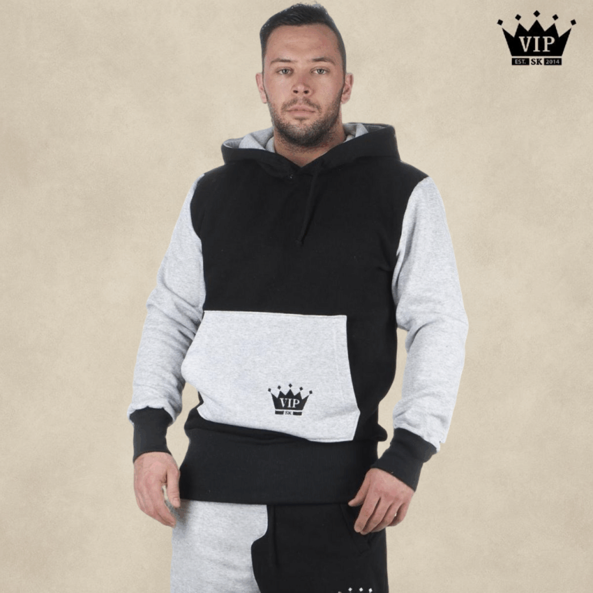 Čierno - šedá mikina VIPSK