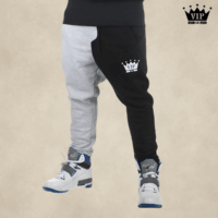 Čierno - šedé tepláky VIPSK