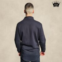 JEANS mikina VIPSK čierna so zlatou vyšívkou