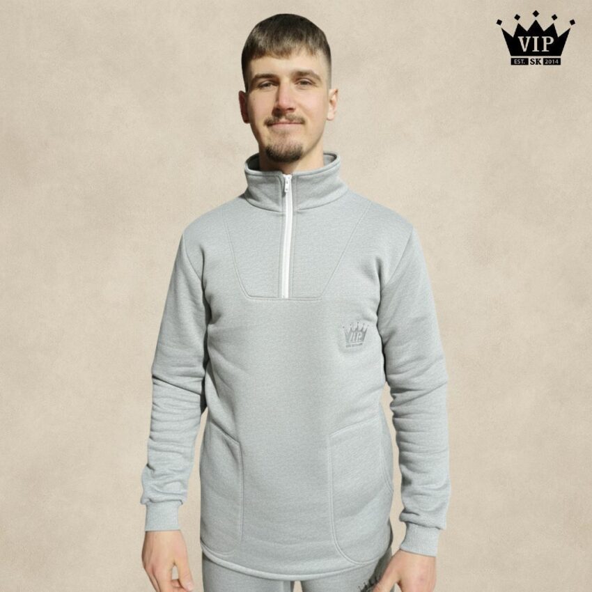 JEANS mikina VIPSK šedá