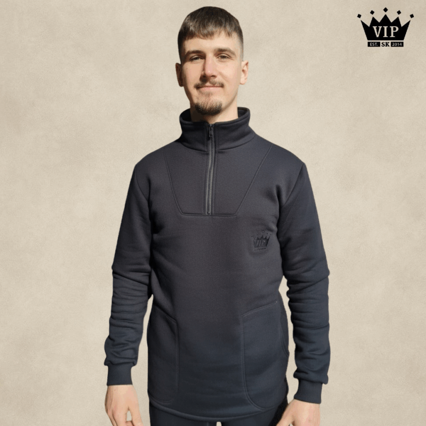 JEANS mikina VIPSK čierna