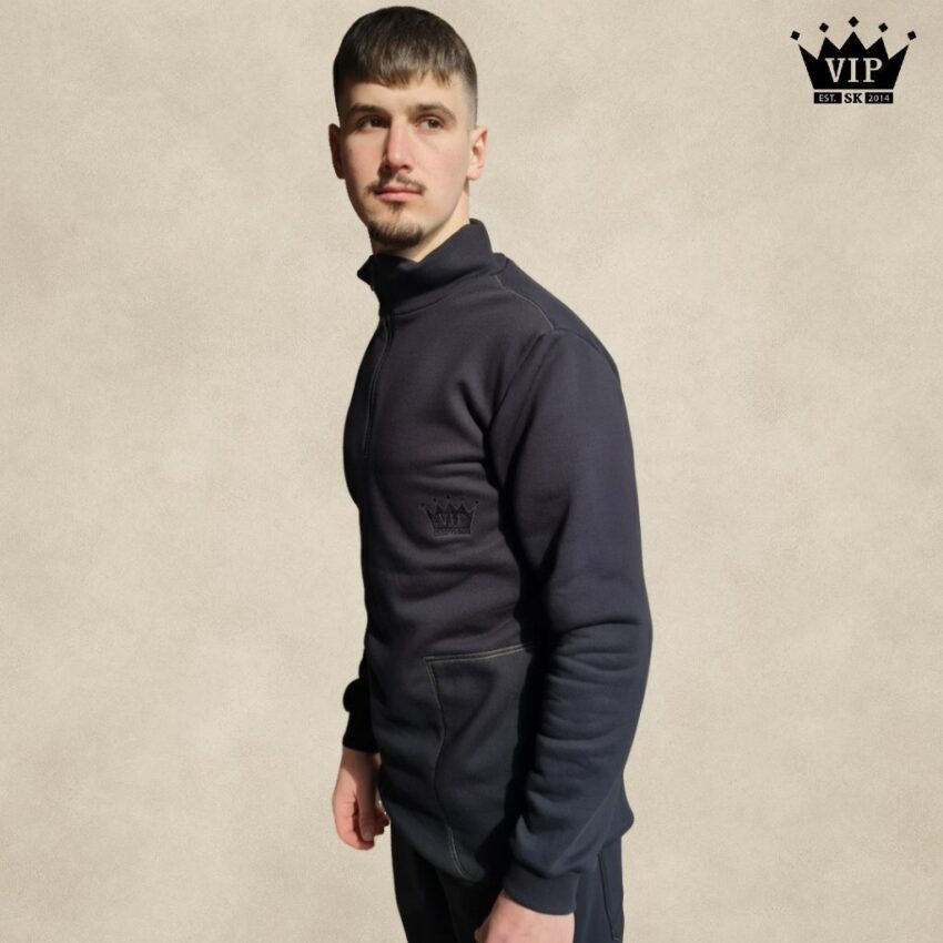 JEANS mikina VIPSK čierna