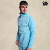 JEANS mikina VIPSK tyrkys